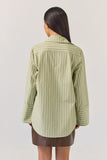 Tuesday - Mark Shirt - Emerald Stripe