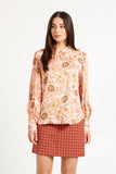 Tuesday - Casino Top - Pink Medallion