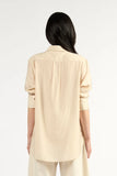 Tuesday - Drape Frill Shirt - Oyster
