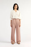 Tuesday - Boyfriend Pants - Rosewood Stripe