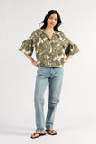 Tuesday - Gigi Top - Olive Paisley