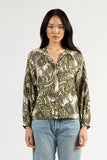 Tuesday - Gigi Top - Olive Paisley