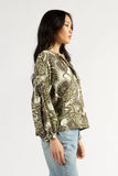 Tuesday - Gigi Top - Olive Paisley