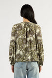 Tuesday - Gigi Top - Olive Paisley