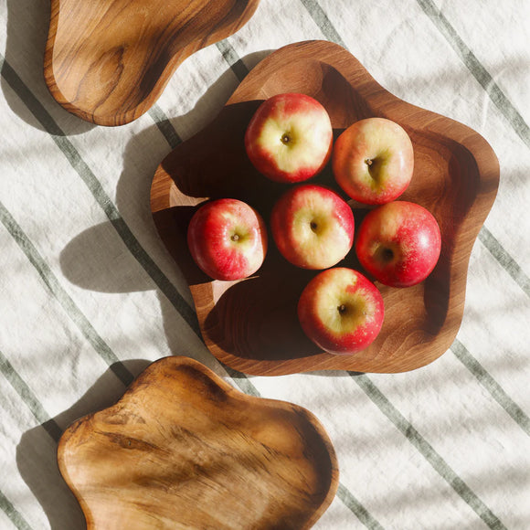 Wonky Teak Bowl - Large