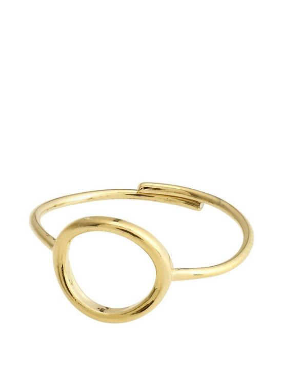 Pilgrim - Lulu Recycled Stack Ring - Gold Plated