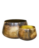 Maytime - Kelda Metal Pots Jarn Set 2 - Antique Gold