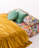 Kip & Co - Cottage Garden - Organic Cotton Fitted Sheet King