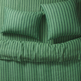 Sage x Clare - Nadine Linen Euro Pillowcase Set - Forest