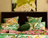 KIP & CO - Somerset Green - Organic Cotton Pillowcases 2P Std Set
