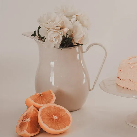 Dishy - Almond Enamel Water Pitcher