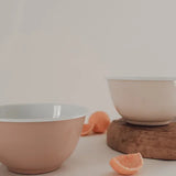 Dishy - Clay Pink Enamel Bowl 26cm