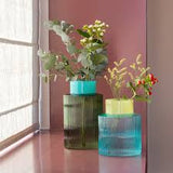 Remember - Glass Vase Groove - Green