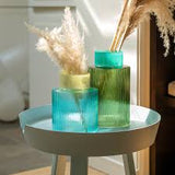 Remember - Glass Vase Groove - Blue