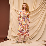 Sage x Clare - Cora Cotton Bath Robe - Pearl