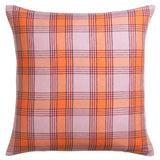 Sage x Clare - Isla Linen Euro Pillowcase Set - Vivid Coral