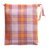 Sage x Clare - Isla Linen Euro Pillowcase Set - Vivid Coral