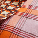 Sage x Clare - Isla Linen Quilt Cover - Vivid Coral King
