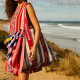 Sage x Clare - Selene Tote Bag - Azure