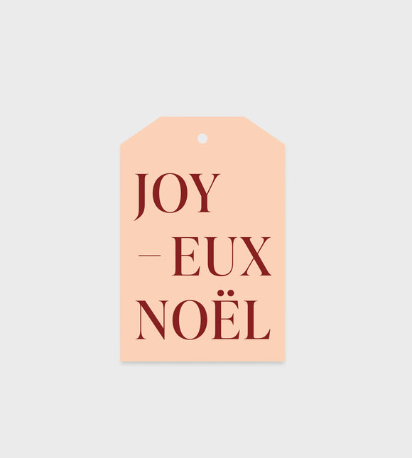 Father Rabbit - Gift Tag - Joyeux Noel Modern