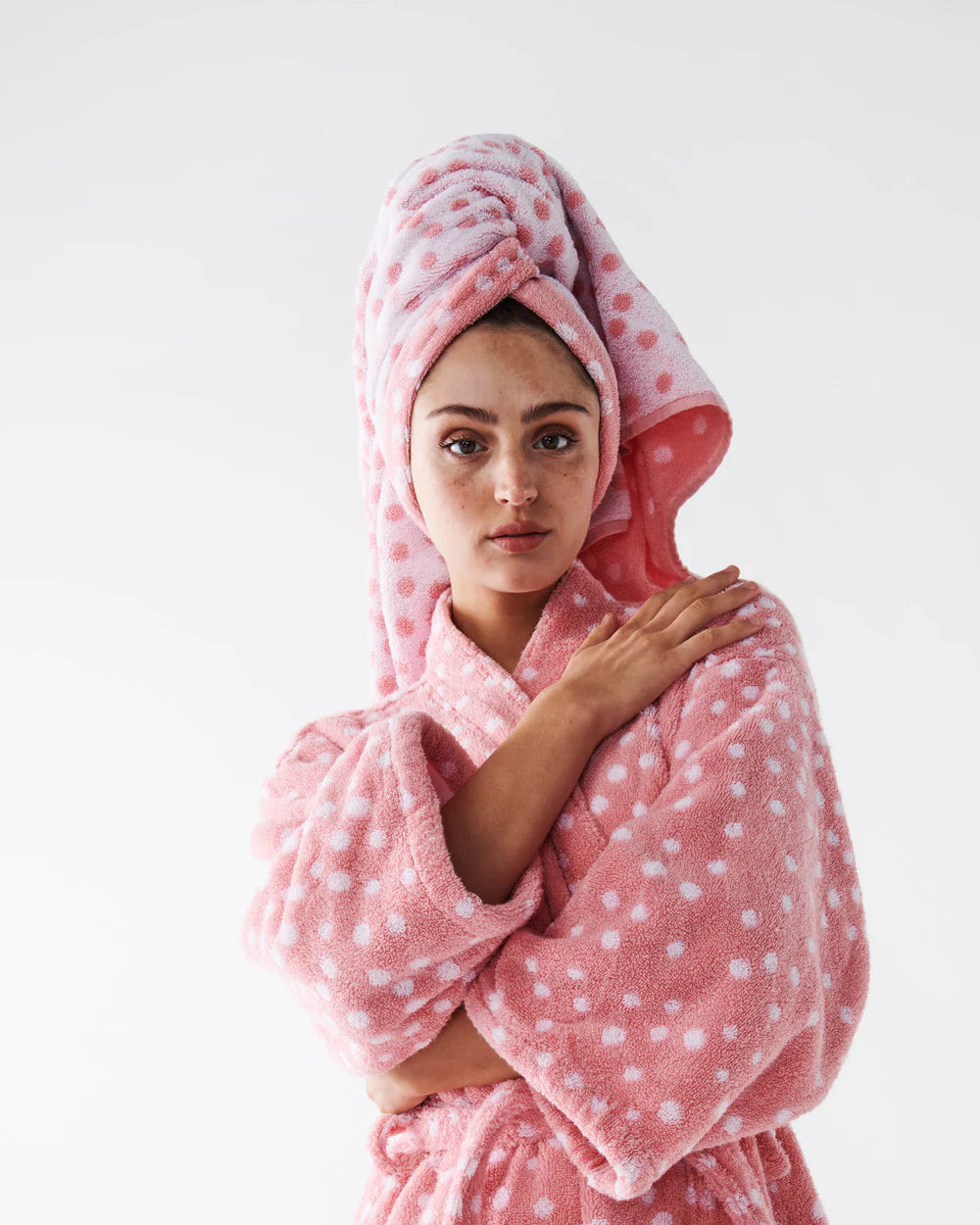 KIP CO Strawberry Lamington Terry Bath Robe OH MY NZ