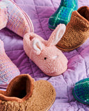 Kip & Co - Fluffy Bunny Sherpa Kids Slippers