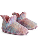 Kip & Co - Pastel Dreams Tartan Sherpa Adult Ankle Boot