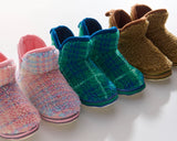 Kip & Co - Pastel Dreams Tartan Sherpa Kids Ankle Boot
