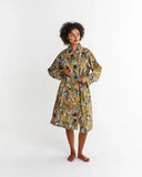 KIP & CO - Birds Of Paradise - Linen Robe