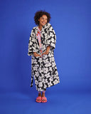 KIP & CO - Flower Face Terry - Bath Robe S/M