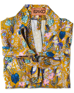 KIP & CO - Birds Of Paradise - Linen Robe