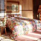 Kip & Co - Cottage Garden - Organic Cotton Flat Sheet King