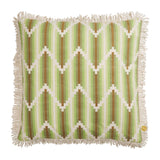 Sage x Clare - Nisha Fringe Cushion - Reed