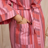 Sage x Clare Bridgette Cotton Bath Robe - Scarlett