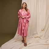Sage x Clare Bridgette Cotton Bath Robe - Scarlett
