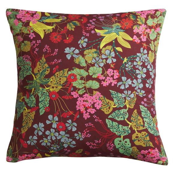 Sage x Clare - Genevieve Cotton Euro Pillowcase Set - Mahogany