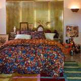 Sage x Claire - Margot Linen Quilt Cover - Mahogany Super King
