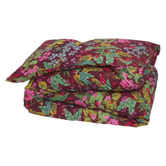 Sage x Clare - Genevieve Cotton Quilt Cover - Mahogany - King