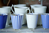 Pip Studio - Mug Small - Royal White/Blue Dots 230ml