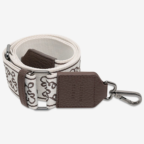 Jacquard Bag Strap - Medium - Cocoa