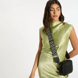Jacquard Bag Strap - Medium - Black