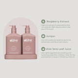 Al.ive Body - Raspberry & Juniper - Wash & Lotion Duo