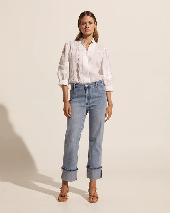 Zoe Kratzmann - Journey Pant - Washed Denim