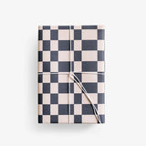 Lettuce - Wrapping Paper Sheet - Navy Checkers