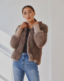 Lady Luxe - Faux Fur Coat Mocha