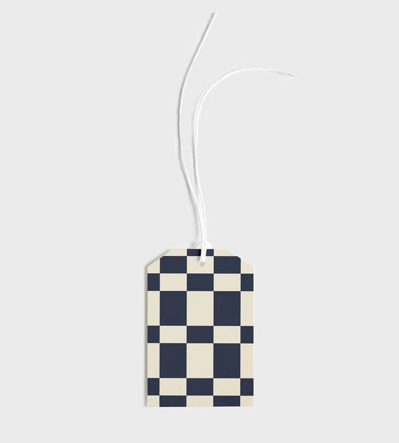 Lettuce - Gift Tag - Navy Checkers