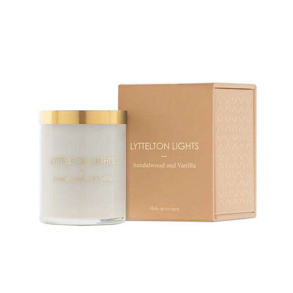 Lyttleton Lights - Sandalwood & Vanilla Candle