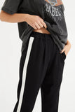 Tuesday  - Bobbie Pants - Black/White Stripe